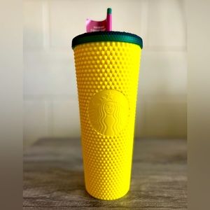 Starbucks Hawaii Exclusive Pineapple Tumbler 24 oz w/ Straw & Lid